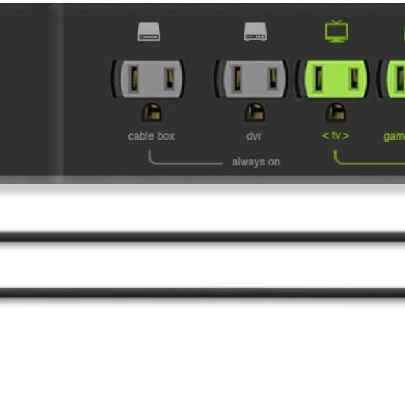 TrickleStar TS1810 Tier II A/V Aps+ 7 Outlet Advanced Powerstrip+, Multi-Sensor, - Picture 2 of 4